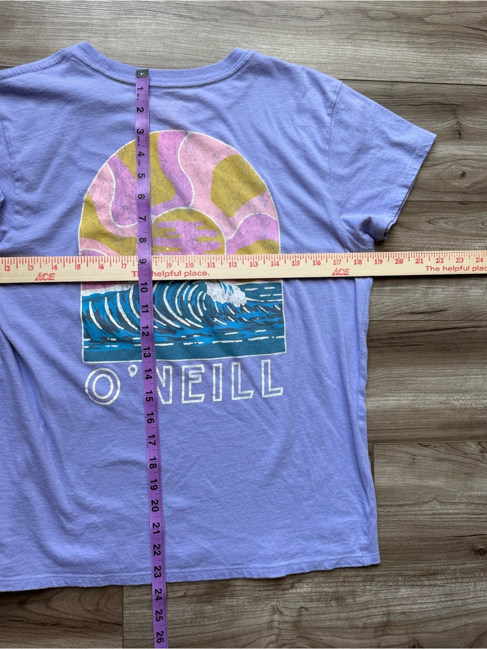 O’Neill Lavender Wave Graphic Tee Girls XL - Picture 6 of 7
